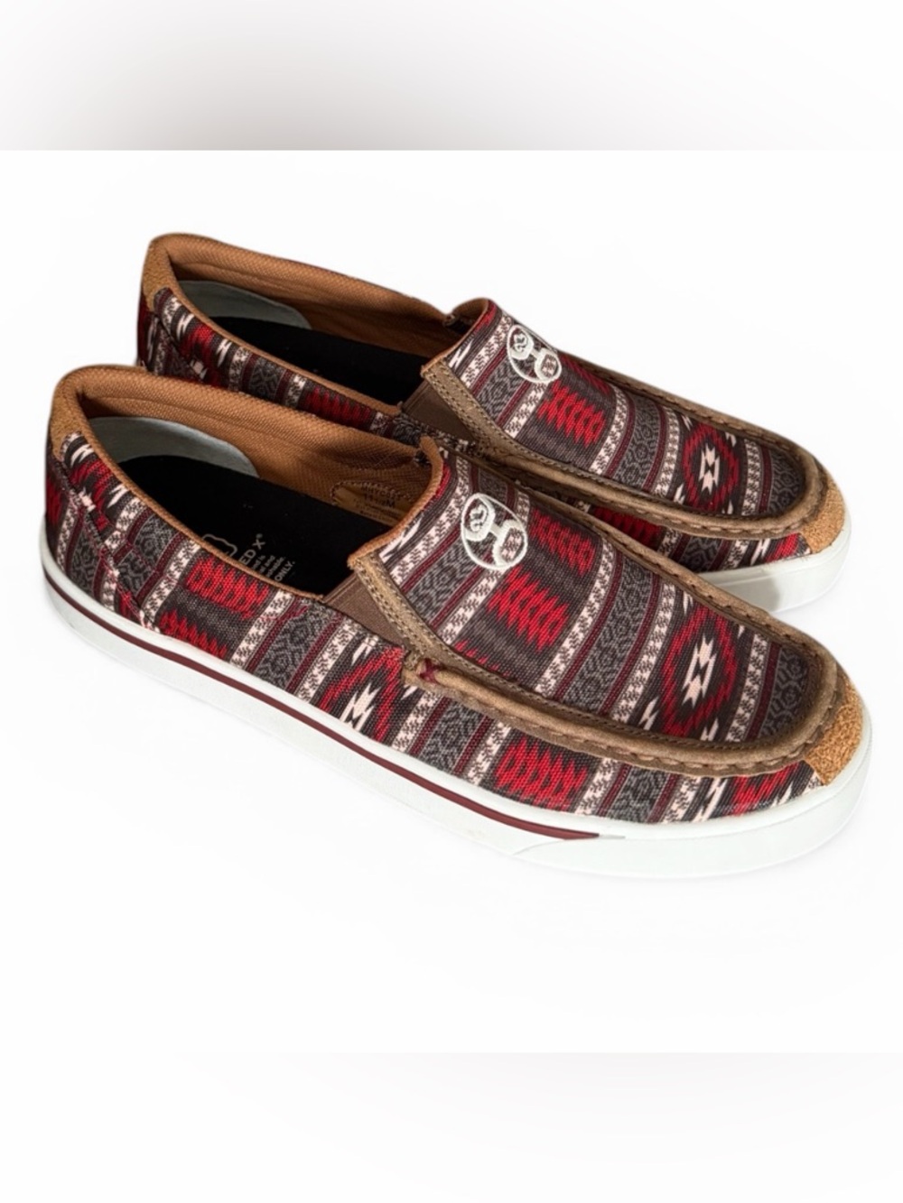 Twisted X x Hooey Southwestern Lopers Slip-On Shoes Men’s